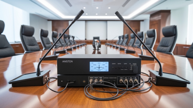 aniston-dh-590m-conference-control-unit-entry-level-for-chairman-and-delegate